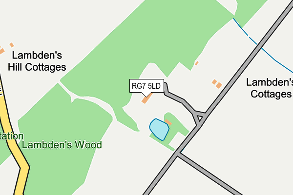 RG7 5LD map - OS OpenMap – Local (Ordnance Survey) RG7 5LD map - OS OpenMap – Local (Ordnance Survey)