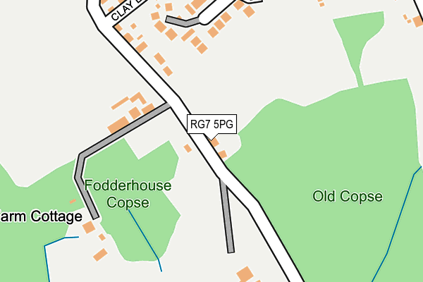 RG7 5PG map - OS OpenMap – Local (Ordnance Survey) RG7 5PG map - OS OpenMap – Local (Ordnance Survey)