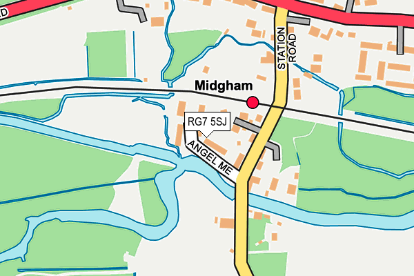 RG7 5SJ map - OS OpenMap – Local (Ordnance Survey) RG7 5SJ map - OS OpenMap – Local (Ordnance Survey)