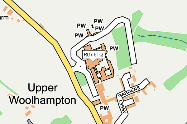 RG7 5TQ map - OS OpenMap – Local (Ordnance Survey) RG7 5TQ map - OS OpenMap – Local (Ordnance Survey)