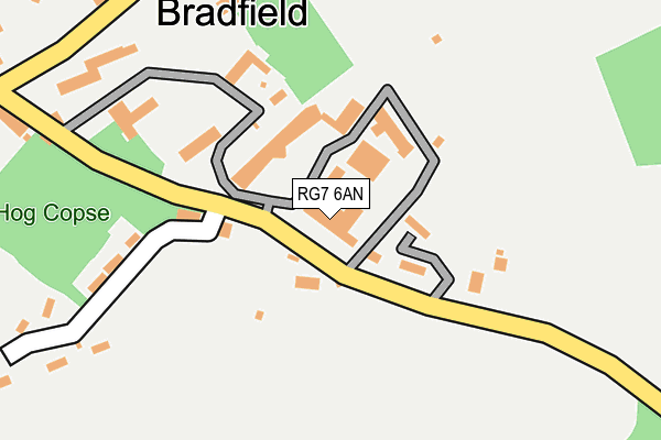 RG7 6AN map - OS OpenMap – Local (Ordnance Survey) RG7 6AN map - OS OpenMap – Local (Ordnance Survey)