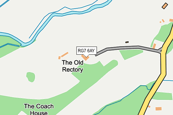 RG7 6AY map - OS OpenMap – Local (Ordnance Survey) RG7 6AY map - OS OpenMap – Local (Ordnance Survey)