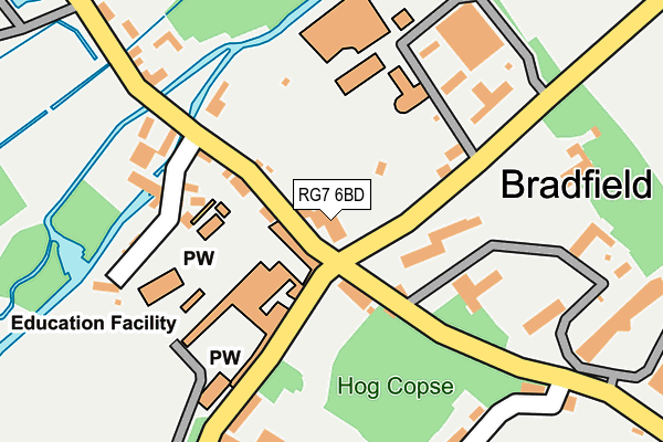 RG7 6BD map - OS OpenMap – Local (Ordnance Survey) RG7 6BD map - OS OpenMap – Local (Ordnance Survey)