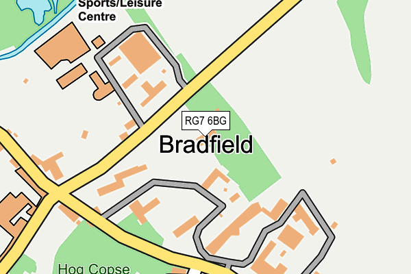 RG7 6BG map - OS OpenMap – Local (Ordnance Survey) RG7 6BG map - OS OpenMap – Local (Ordnance Survey)