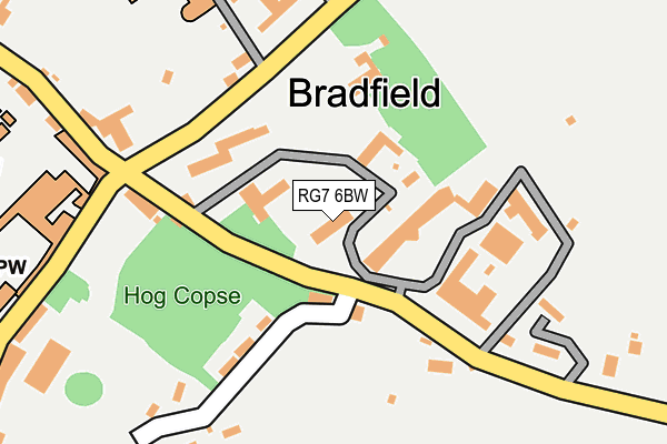 RG7 6BW map - OS OpenMap – Local (Ordnance Survey) RG7 6BW map - OS OpenMap – Local (Ordnance Survey)