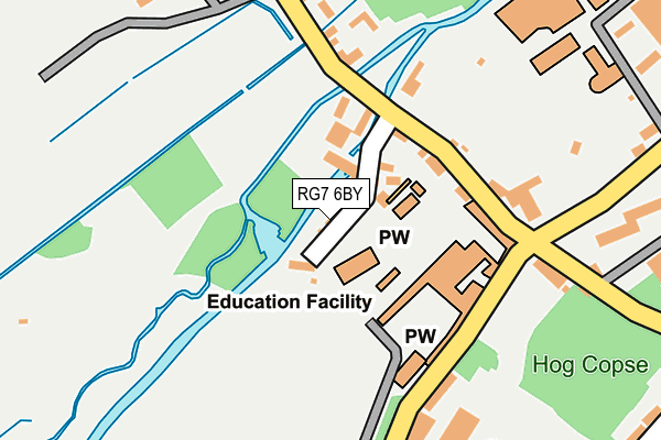 RG7 6BY map - OS OpenMap – Local (Ordnance Survey) RG7 6BY map - OS OpenMap – Local (Ordnance Survey)