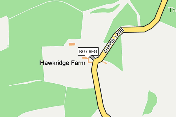RG7 6EG map - OS OpenMap – Local (Ordnance Survey) RG7 6EG map - OS OpenMap – Local (Ordnance Survey)