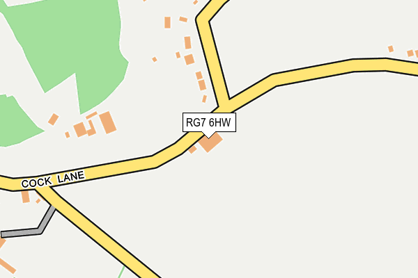 RG7 6HW map - OS OpenMap – Local (Ordnance Survey) RG7 6HW map - OS OpenMap – Local (Ordnance Survey)