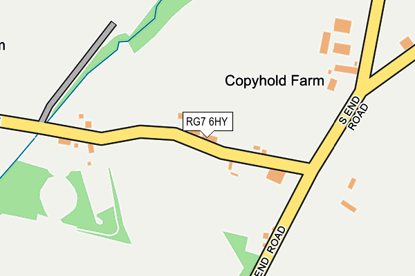 RG7 6HY map - OS OpenMap – Local (Ordnance Survey)