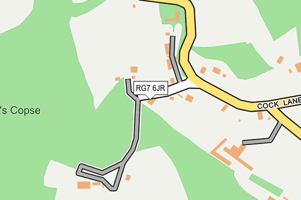 RG7 6JR map - OS OpenMap – Local (Ordnance Survey) RG7 6JR map - OS OpenMap – Local (Ordnance Survey)