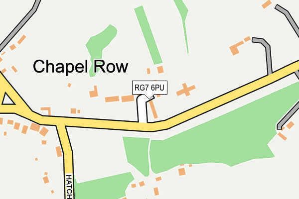 RG7 6PU map - OS OpenMap – Local (Ordnance Survey) RG7 6PU map - OS OpenMap – Local (Ordnance Survey)