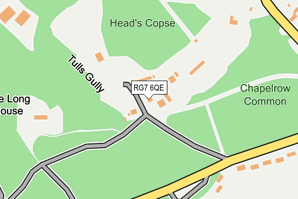 RG7 6QE map - OS OpenMap – Local (Ordnance Survey) RG7 6QE map - OS OpenMap – Local (Ordnance Survey)