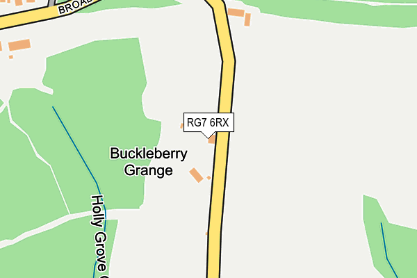 RG7 6RX map - OS OpenMap – Local (Ordnance Survey) RG7 6RX map - OS OpenMap – Local (Ordnance Survey)