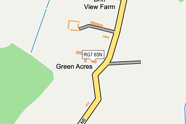 RG7 6SN map - OS OpenMap – Local (Ordnance Survey) RG7 6SN map - OS OpenMap – Local (Ordnance Survey)
