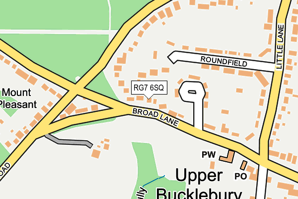 RG7 6SQ map - OS OpenMap – Local (Ordnance Survey) RG7 6SQ map - OS OpenMap – Local (Ordnance Survey)