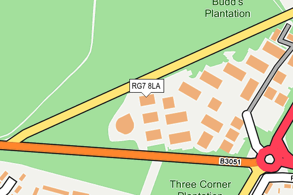 RG7 8LA map - OS OpenMap – Local (Ordnance Survey) RG7 8LA map - OS OpenMap – Local (Ordnance Survey)