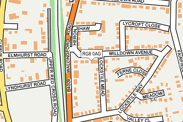RG8 0AG map - OS OpenMap – Local (Ordnance Survey) RG8 0AG map - OS OpenMap – Local (Ordnance Survey)