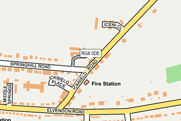 RG8 0DE map - OS OpenMap – Local (Ordnance Survey) RG8 0DE map - OS OpenMap – Local (Ordnance Survey)
