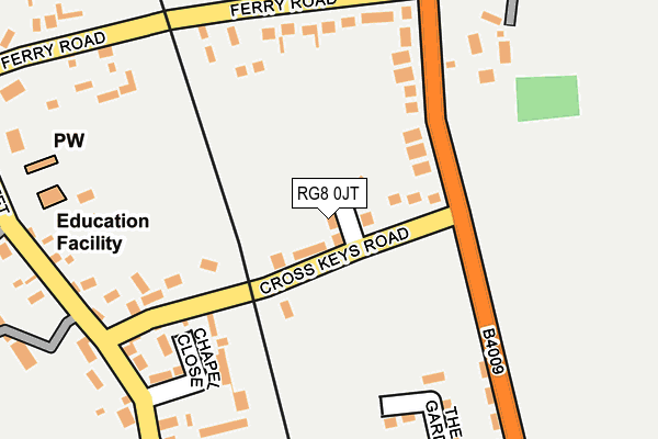 RG8 0JT map - OS OpenMap – Local (Ordnance Survey) RG8 0JT map - OS OpenMap – Local (Ordnance Survey)