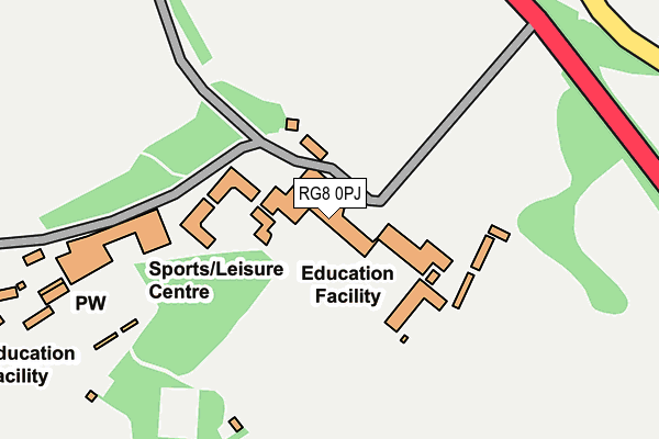 RG8 0PJ map - OS OpenMap – Local (Ordnance Survey) RG8 0PJ map - OS OpenMap – Local (Ordnance Survey)