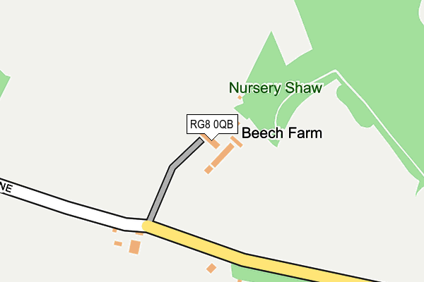 RG8 0QB map - OS OpenMap – Local (Ordnance Survey) RG8 0QB map - OS OpenMap – Local (Ordnance Survey)