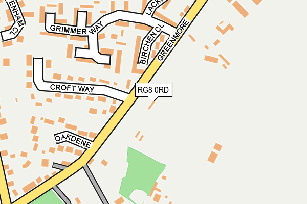 RG8 0RD map - OS OpenMap – Local (Ordnance Survey) RG8 0RD map - OS OpenMap – Local (Ordnance Survey)
