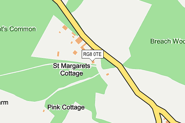 RG8 0TE map - OS OpenMap – Local (Ordnance Survey) RG8 0TE map - OS OpenMap – Local (Ordnance Survey)