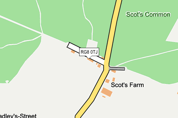 RG8 0TJ map - OS OpenMap – Local (Ordnance Survey) RG8 0TJ map - OS OpenMap – Local (Ordnance Survey)