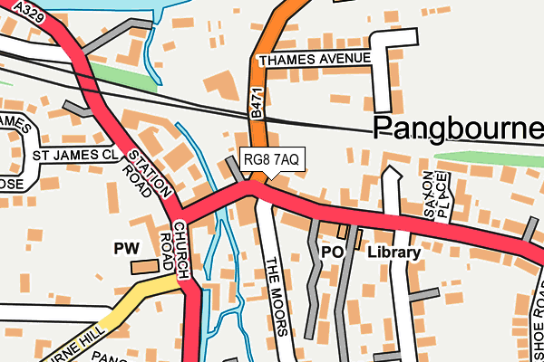 RG8 7AQ map - OS OpenMap – Local (Ordnance Survey) RG8 7AQ map - OS OpenMap – Local (Ordnance Survey)