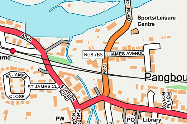 RG8 7BS map - OS OpenMap – Local (Ordnance Survey) RG8 7BS map - OS OpenMap – Local (Ordnance Survey)