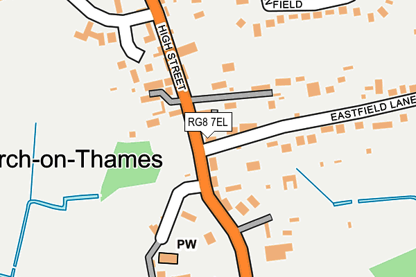 RG8 7EL map - OS OpenMap – Local (Ordnance Survey) RG8 7EL map - OS OpenMap – Local (Ordnance Survey)