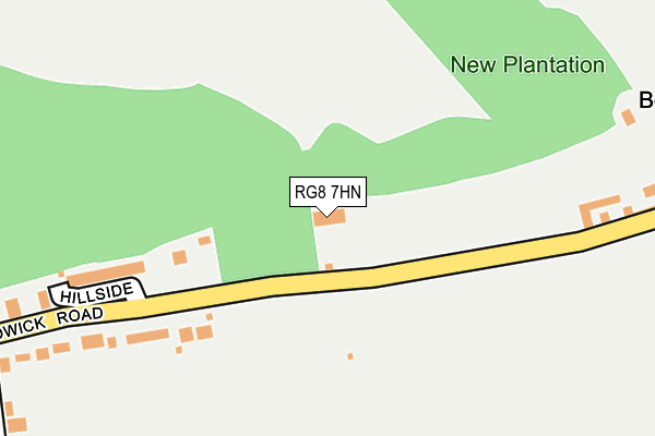 RG8 7HN map - OS OpenMap – Local (Ordnance Survey) RG8 7HN map - OS OpenMap – Local (Ordnance Survey)