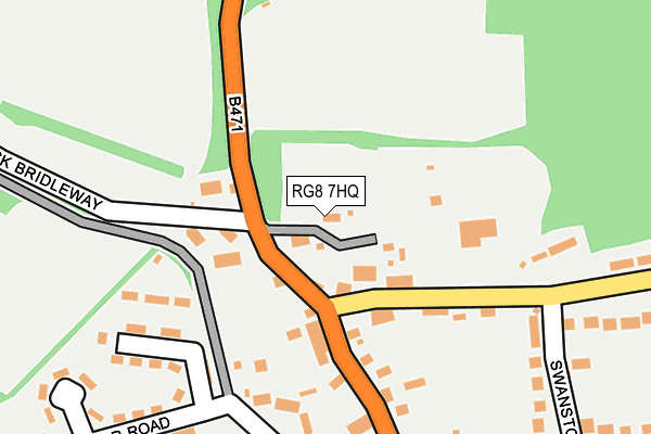 RG8 7HQ map - OS OpenMap – Local (Ordnance Survey) RG8 7HQ map - OS OpenMap – Local (Ordnance Survey)