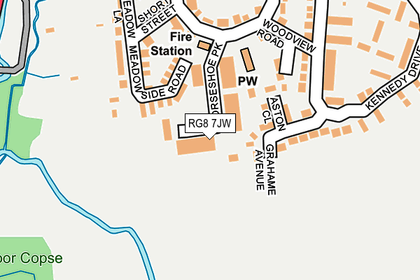 RG8 7JW map - OS OpenMap – Local (Ordnance Survey) RG8 7JW map - OS OpenMap – Local (Ordnance Survey)