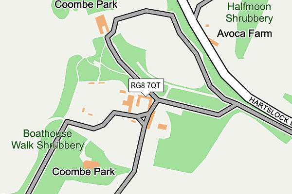 RG8 7QT map - OS OpenMap – Local (Ordnance Survey) RG8 7QT map - OS OpenMap – Local (Ordnance Survey)