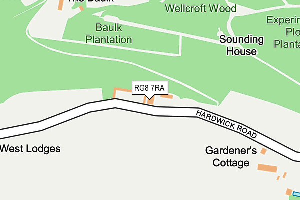 RG8 7RA map - OS OpenMap – Local (Ordnance Survey) RG8 7RA map - OS OpenMap – Local (Ordnance Survey)