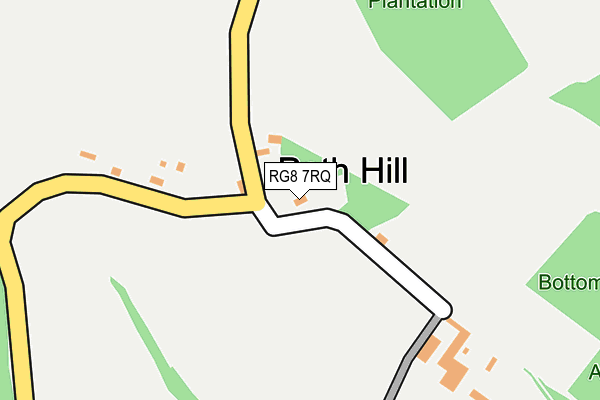 RG8 7RQ map - OS OpenMap – Local (Ordnance Survey) RG8 7RQ map - OS OpenMap – Local (Ordnance Survey)