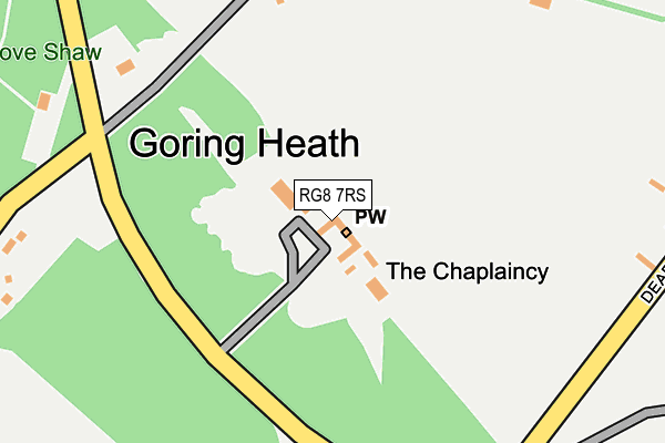 RG8 7RS map - OS OpenMap – Local (Ordnance Survey) RG8 7RS map - OS OpenMap – Local (Ordnance Survey)