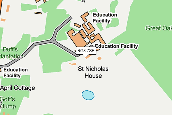 RG8 7SE map - OS OpenMap – Local (Ordnance Survey) RG8 7SE map - OS OpenMap – Local (Ordnance Survey)