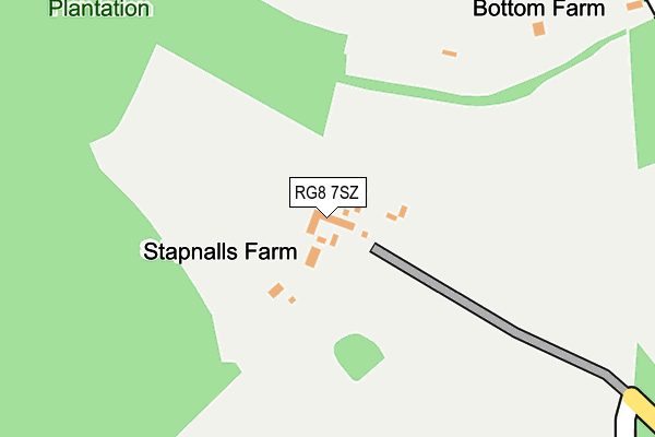 RG8 7SZ map - OS OpenMap – Local (Ordnance Survey) RG8 7SZ map - OS OpenMap – Local (Ordnance Survey)