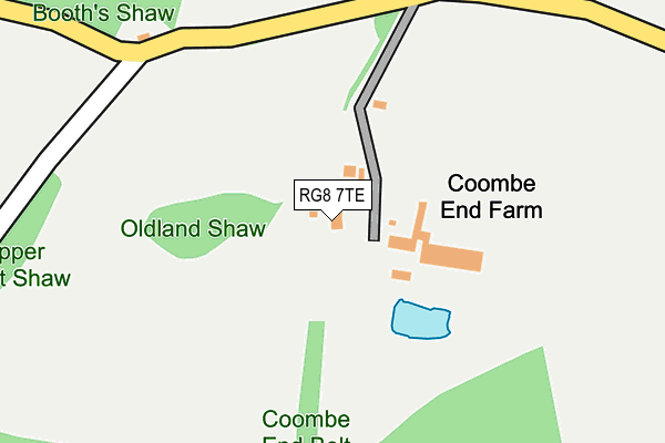 RG8 7TE map - OS OpenMap – Local (Ordnance Survey) RG8 7TE map - OS OpenMap – Local (Ordnance Survey)