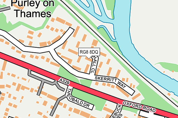 RG8 8DQ map - OS OpenMap – Local (Ordnance Survey) RG8 8DQ map - OS OpenMap – Local (Ordnance Survey)