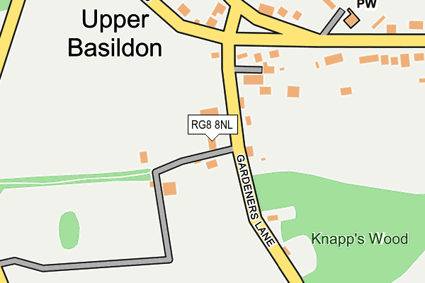 RG8 8NL map - OS OpenMap – Local (Ordnance Survey) RG8 8NL map - OS OpenMap – Local (Ordnance Survey)