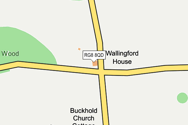 RG8 8QD map - OS OpenMap – Local (Ordnance Survey) RG8 8QD map - OS OpenMap – Local (Ordnance Survey)