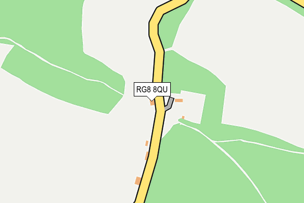 RG8 8QU map - OS OpenMap – Local (Ordnance Survey) RG8 8QU map - OS OpenMap – Local (Ordnance Survey)
