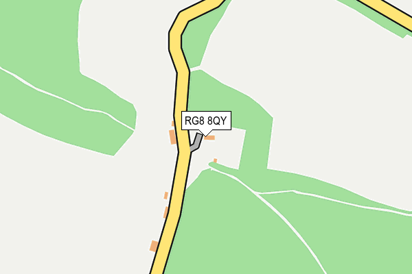 RG8 8QY map - OS OpenMap – Local (Ordnance Survey) RG8 8QY map - OS OpenMap – Local (Ordnance Survey)
