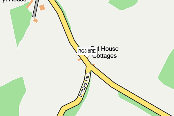 RG8 8RE map - OS OpenMap – Local (Ordnance Survey) RG8 8RE map - OS OpenMap – Local (Ordnance Survey)