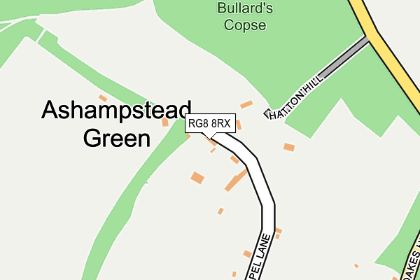 RG8 8RX map - OS OpenMap – Local (Ordnance Survey) RG8 8RX map - OS OpenMap – Local (Ordnance Survey)