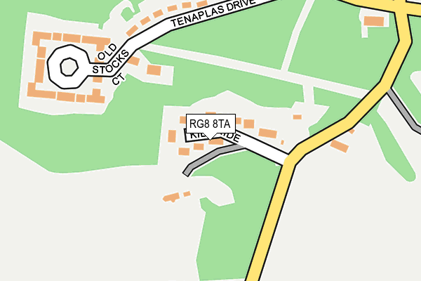 RG8 8TA map - OS OpenMap – Local (Ordnance Survey) RG8 8TA map - OS OpenMap – Local (Ordnance Survey)