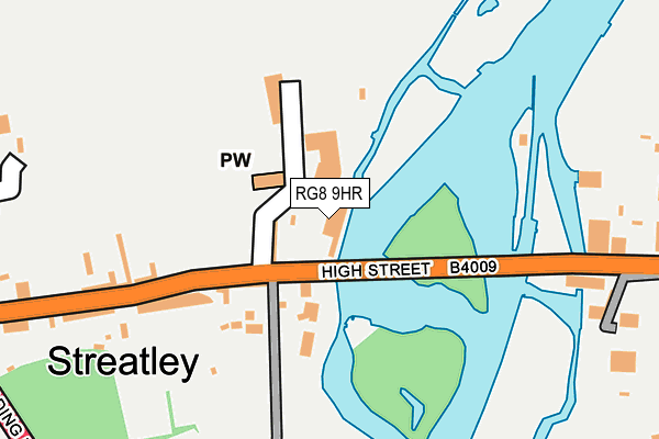 RG8 9HR map - OS OpenMap – Local (Ordnance Survey) RG8 9HR map - OS OpenMap – Local (Ordnance Survey)